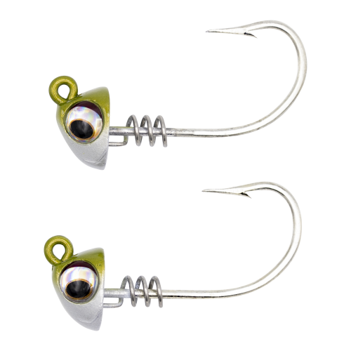 NLBN 5" JIG HEAD GREEN BACK