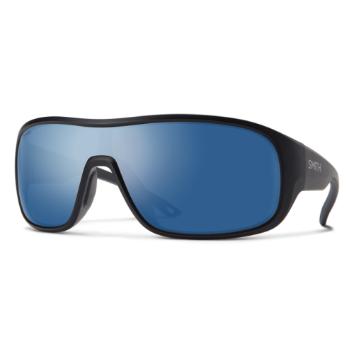 SMITH SPINNER  MATTE BLACK PLR BLUE MIRROR