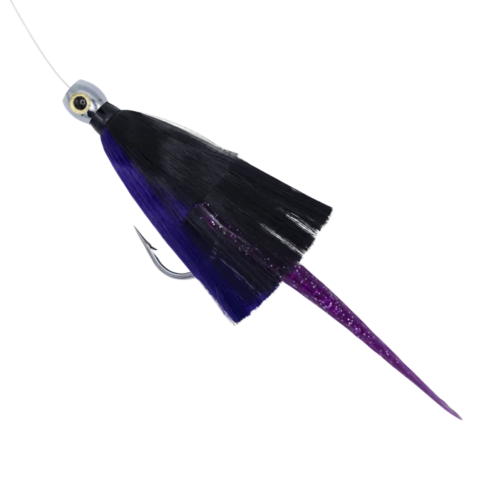 CRR RIGGED SEASTAR BLACK:PURPLE W: RONZ PURPLE TAIL_1